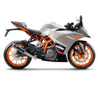 15502BU - Terminale Scarico LeoVince GP CORSA BLACK EDITION KTM DUKE 125 (17-20)