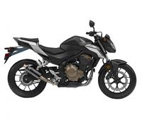 3384BU - Terminale Scarico LeoVince GP CORSA BLACK HONDA CB 500 F (16-18)