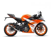 15502MU - Terminale Scarico LeoVince GP CORSA MATTE Carbonio KTM DUKE 125