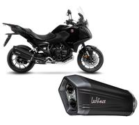 Silenziatore posteriore LeoVince SLIP-ON SBK LV-12 Black Edition, acciaio inox