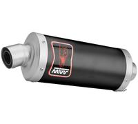 Terminale di Scarico Mivv DAKAR Inox Nero per ROYAL ENFIELD HIMALAYAN 2024