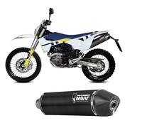 Terminale di Scarico Mivv OVAL Acciaio Nero HUSQVARNA 701 ENDURO SUPMO 2021 2023