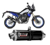 Terminale di Scarico Mivv OVAL Titanio Nero YAMAHA Ténéré 700 2019 > 2024