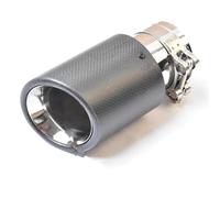 Terminale di Scarico Modifica Universale Per Auto Con Bordo Smussato Riccio Singolo Tubo Di Scarico Con Copertura Punta Del Silenziatore Tutte Le Auto Scarico Coda Punta(63-76mm)