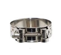 Terminale di scarico Morsetto Di Fissaggio In Acciaio Inossidabile Ad Alta Resistenza Con Bullone A T Per Terminali Di Scarico Per Auto, Per La Riparazione Tubo Scarico(29mm-31mm)