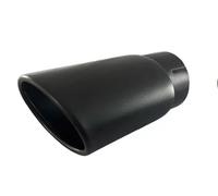 Terminale Di Scarico Nero 115X90Mm Ovale Collegamento 60Mm