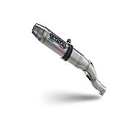 Terminale di scarico Omol GPR Deeptone Inox satinato per Honda CB500 HORNET 2024
