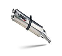 Gpr Exhaust Systems Dual Inox Ducati Multistrada V4/s 2022-2024 Oval Homologated Slip On Muffler Argento Homologated