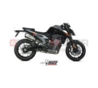 Terminale di Scarico omologato MIVV Delta race inox per KTM 790 DUKE 2018 > 2026