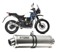 Terminale di Scarico Oval Storm Acciaio InoxRoyal Enfield HIMALAYAN 2021 > 2023