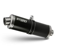 Terminale di scarico OVAL STORM Black Inox TRIUMPH Tiger 1200 GT/RALLY 2021 2026