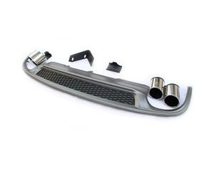 Terminale di Scarico Per A4 B8.5 Berlina 2013-2016 S4 Style Paraurti Posteriore Diffusore Terminale Di Scarico Marmitta Tubo Spoiler Piastra Terminali di scarico per auto