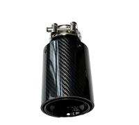 Terminale di Scarico Per BMW Per E46 E60 Universale 1 PZ Nero Lucido Fibra Di Carbonio Posteriore Tubo Di Scarico Marmitta Punta Ugello Scarico Coda Punta(ID 54 MM-OD 93MM)