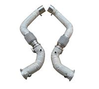 Terminale di Scarico PER BMW PER M5 PER M6 PER M8 F90 V8 4. 4 T Direct Flow Isolamento Termico Catless Downpipe Testa Di Scarico Scarico Coda Punta
