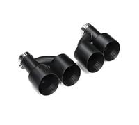 Terminale di Scarico Per GTI MK7 Per Golf 7 1 Paio Di Terminali Di Scarico Auto In Acciaio Inossidabile Opaco Quadruplo Di Scarico Universale 60 Mm 63 Mm Scarico Coda Punta(114MM)