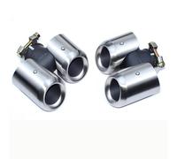 Terminale di Scarico Per Land Per Rover Per Defender 90 110 2020-2022 Tubo Di Scarico Posteriore Aggiornamento Puntale Silenziatore Rotondo A Quattro Uscite Scarico Coda Punta(Silver 2.0T)