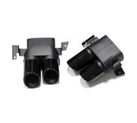 Terminale di Scarico Per Mercedes Per Benz Per W223 Classe S S450L S500L B Style Aggiornato 4 Uscita Tubo Di Scarico Marmitta Terminale Scarico Coda Punta(Nero)