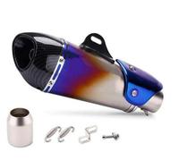 Terminale Di Scarico Per Moto Per, Per CBR300 Per CBR500, 51 Mm, In Fibra Di Carbonio, Silenziatore, Parti Di Ricambio Scarico Moto Tubo(Colore 3)