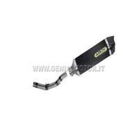 Terminale di Scarico + Racc Arrow R. Tech Carbon Kawasaki Z 800 E 2013 > 2016
