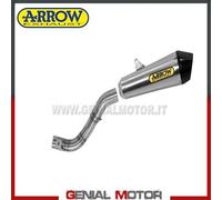Terminale di Scarico + Racc Arrow Xkone Acciaio Honda Crf 250 Rally 2017 > 2018