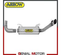 Terminale di Scarico + Racc Kat Arrow Thunder Allu Aprilia Rs4 125 2017 > 2018