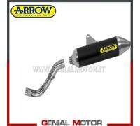 Terminale di Scarico + Racc Kat Arrow Thunder Allu N Honda Crf 250 L 2017 > 2018