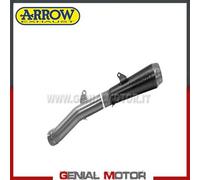 Terminale di Scarico + Raccordo Arrow Pro Race Nero Bmw R Nine T 2014 > 2016