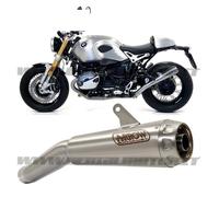 Terminale di Scarico + Raccordo Arrow Pro Race Nichrom Bmw R Nine T 2014 > 2016