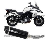 Terminale di Scarico + Raccordo Arrow R. Tech Allu N Benelli Trk 502 2017 > 2021