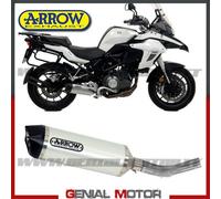 Terminale di Scarico + Raccordo Arrow Race Tech Allu Benelli Trk 502 2020 20