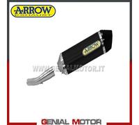 Terminale di Scarico + Raccordo Arrow Race Tech Allu N Suzuki Sv 650 2016 > 2020