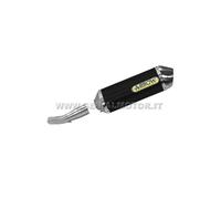 Terminale di Scarico + Raccordo Arrow Race Tech Alu N Suzuki Sv 650 2016 > 2020
