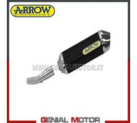 Terminale di Scarico + Raccordo Arrow Race Tech Alu N Suzuki Sv 650 2016 > 2020