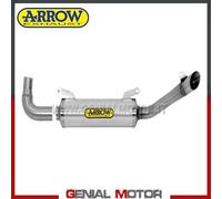 Terminale di Scarico + Raccordo Arrow Thunder Allu Aprilia Rs4 125 2017 > 2018