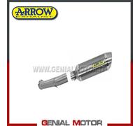 Terminale di Scarico + Raccordo Arrow Thunder Alluminio per KTM Duke 125 2020 20