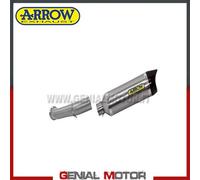 Terminale di Scarico + Raccordo Arrow Thunder Alluminio per KTM Rc 390 2017 2020