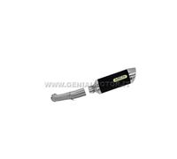 Terminale di Scarico + Raccordo Arrow Thunder Alu Nero Ktm Rc 390 2017 > 2020