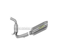 Terminale di Scarico + Raccordo Arrow Thunder Aluminio Ktm Rc 125 2015 > 2016