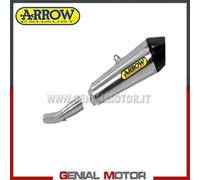 Terminale di Scarico + Raccordo Arrow Xkone Acciaio Suzuki Sv 650 2016 > 2020