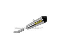 Terminale di Scarico + Raccordo Arrow Xkone Acciaio Suzuki Sv 650 2016 > 2020
