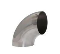 Terminale Di Scarico Raccordo universale per tubi sanitari a gomito in acciaio inossidabile da 90 gradi per auto e moto Terminali Di Scarico Per Auto(51MM-1.2MM)