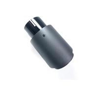 Terminale di Scarico Scarico In Fibra Carbonio Opaco Auto Punta Tubo Silenziatore Dritto Universale Nero In Acciaio Inox Decorazioni Per Turbo Fischio(ID 76-OD 89)