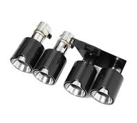 Terminale di Scarico Scarico Quadruplo Per BMW Per F10 F11 F18 525i 520i 530i 523i 5 Serie Benzina Aggiornamento Modello Per M5 MT Paraurti Posteriore Marmitta Punta Scarico Coda Punta(Carbon C)