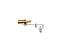 Terminale di scarico Simulatore di scarico per auto, tubo di scarico turbo, suono di fischio, silenziatore, soffiaggio, messa a punto o stile, taglie S/M/L/XL( Gold-s)