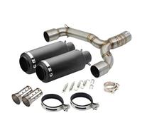 Terminale Di Scarico Slip-on Per Moto Per Suzuki GSR600 GSR400 BK600 BK400, Tubo Di Scarico Con Raccordo Centrale, 400cc 600cc Connettore di scarico(Colore 7)