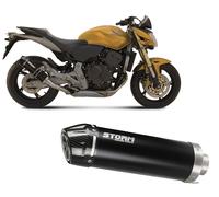 Terminale di Scarico Storm GP NERO coppa carbonio HONDA HORNET 600 2007 > 2013