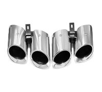Terminale di Scarico Terminale Di Scarico Per Auto Di Scarico Con Marmitta Sportiva Quadrupla Per Paramera Per 971 2017-2024 Scarico Coda Punta(Single Layer Silver)