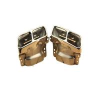 Terminale di Scarico Terminale Di Scarico Posteriore Quadrato Doppio Per Benz Per W221 W164 X166 X164 W176 S300 S350 S500 GL350 GL45 S CLA ML Class Scarico Coda Punta