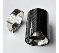 Terminale di Scarico Terminale Scarico Lucido Argento Prestazioni Per BMW Per M2 Per M3 Per M4 Per M5 F87 F80 F82 F83 Ugelli Silenziatore Tubo Coda Tubo Suono Marmitta(ID 51-OD 93)