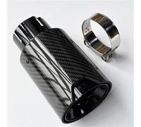 Terminale di Scarico Terminale Scarico Marmitta Accessori Auto Fibra Carbonio Nero Acciaio Inox Per BMW Tubo Suono Marmitta(ID 70-OD 93)